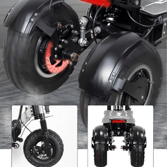 Arwibon GT06 Scooter – Patinete eléctrico plegable para adultos | Patinete eléctrico de largo alcance de 48 km/h
