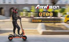 Arwibon GT08 Off Road Electric Scooter – 5600W Dual Motor Power