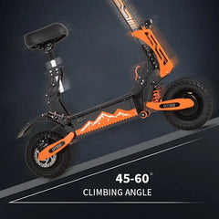 Arwibon GT08 Off Road Electric Scooter – 5600W Dual Motor Power