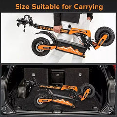 Arwibon GT08 Off Road Electric Scooter – 5600W Dual Motor Power