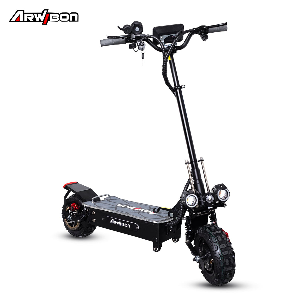 Electric Scooter, KUGOO Kirin Q06Pro Electric Scooter, Dual 2800W Motor ,  50 MPH Top Speed, 60V/27AH Battery 50 Miles Range, 11 Off-Road Vacuum  Tire