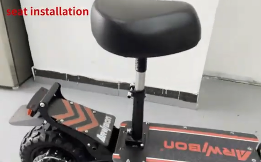 How to Install the Seat on an Arwibon Q30 Scooter