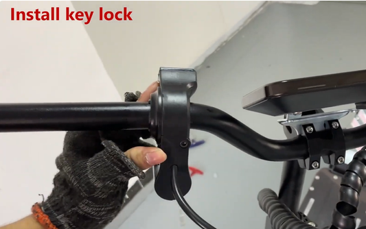 How to Install the Key Lock on an Arwibon Q30 Scooter
