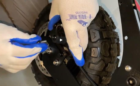 How to Install the Rear Wheel Motor on an Arwibon Q30 Scooter