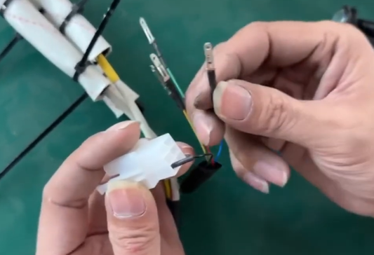 How to Install the Rear Motor Adapter Harness on an Arwibon Q30 Scooter