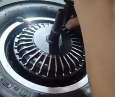 How to Remove the Rear Motor Side Cover on an Arwibon Q30 Scooter