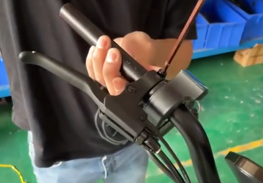 How to Install the Key Lock and Route the Wiring on an Arwibon Q30 Scooter