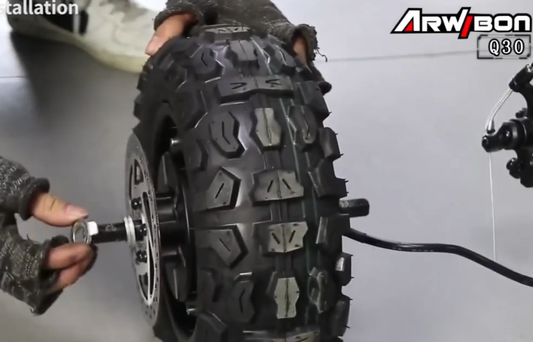 How to Install the Rear Wheel Motor on an Arwibon Q30Pro