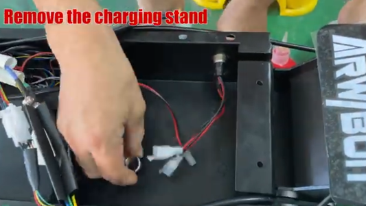 How to Remove the Charging Port on an Arwibon Q30 Scooter