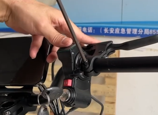 How to Install the Key Lock Assembly on an Arwibon Q30Pro