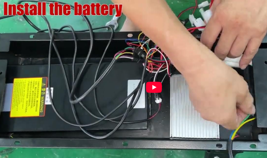 How to Install the Battery on an Arwibon Q30 Scooter
