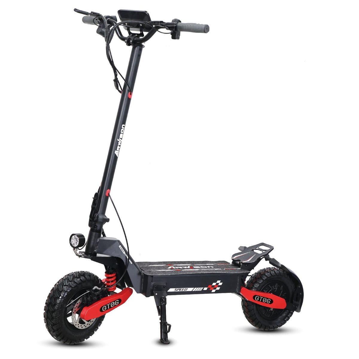 Patinete eléctrico plegable Arwibon GT06 Plus para desplazamientos urbanos y todoterreno 