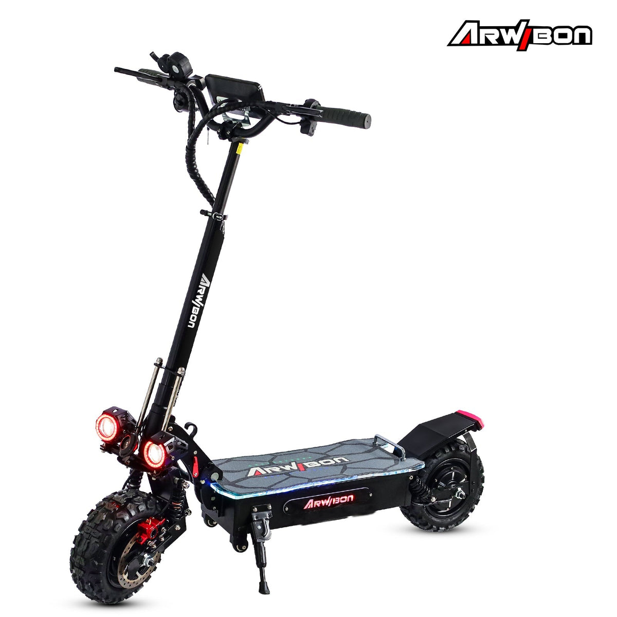 Patinete eléctrico plegable todoterreno Arwibon Q06Pro de 5600 W para adultos 