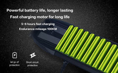 Patinete eléctrico plegable todoterreno Arwibon Q30 de 2500 W para desplazamientos urbanos 