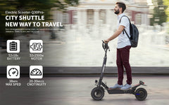 Patinete eléctrico plegable todoterreno Arwibon Q30 para adultos