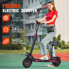 Patinete eléctrico plegable de alta velocidad Arwibon Q30 para desplazamientos diarios 